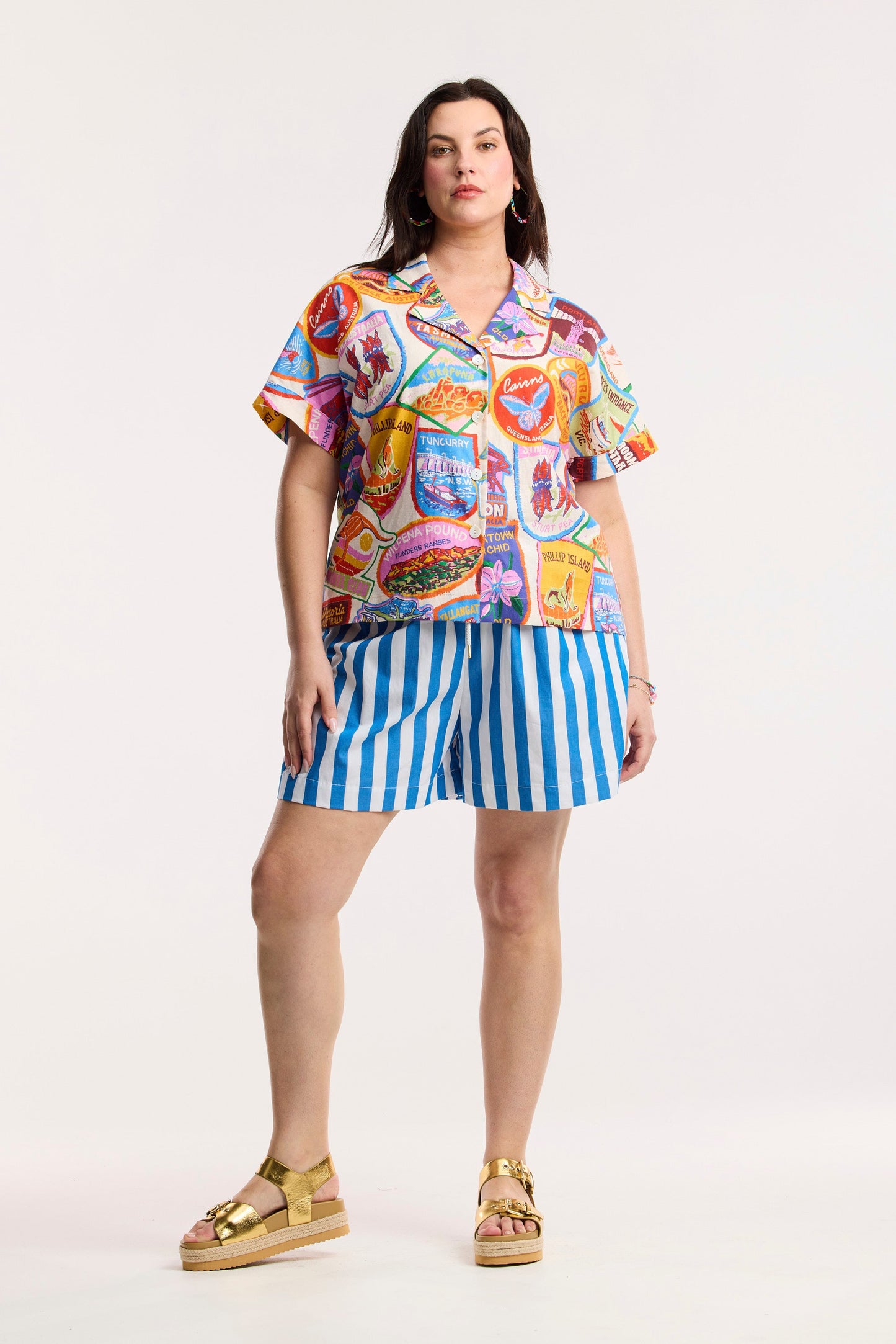 Pacifica Stripe Short