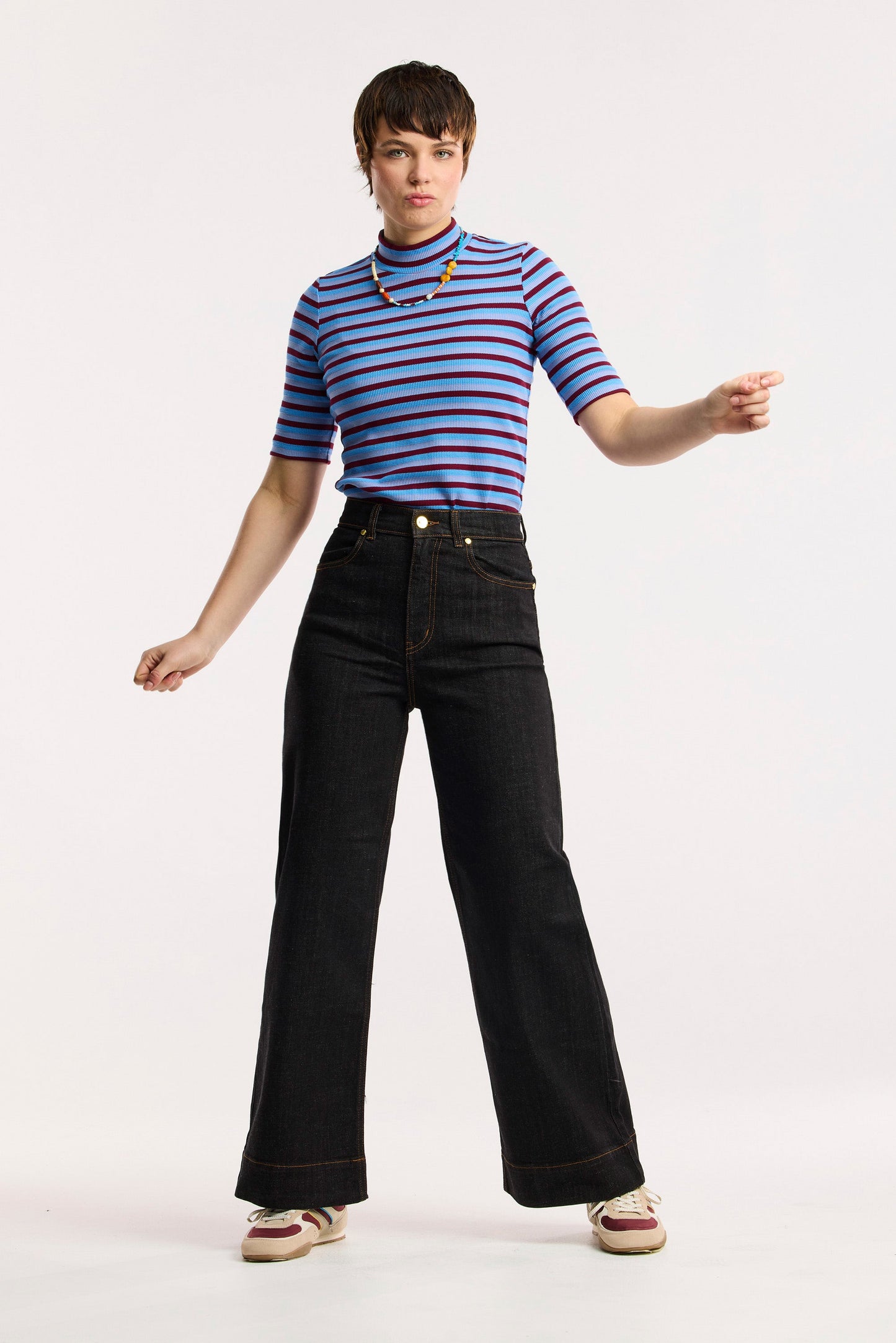 Traveller Waffle Stripe Tee