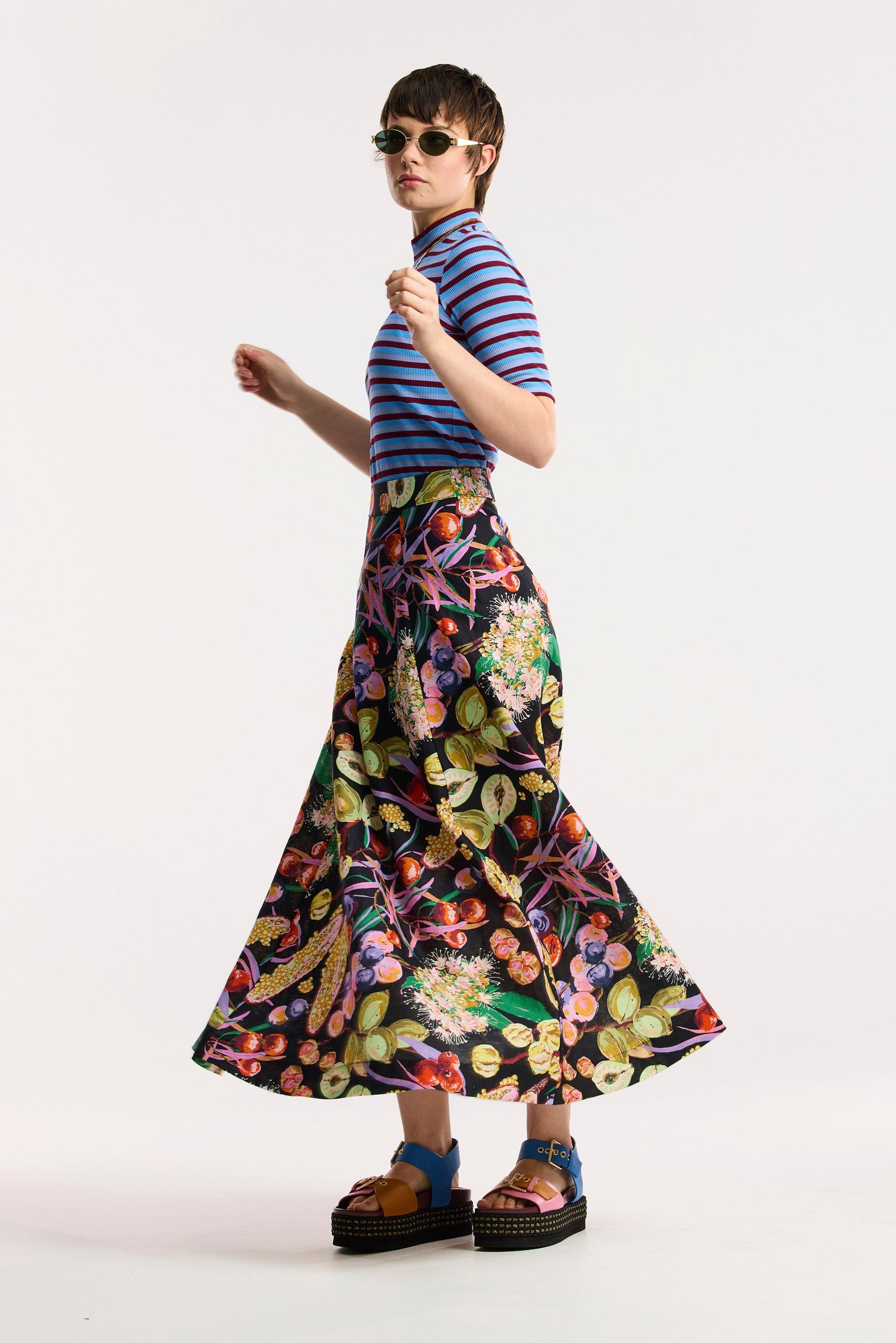 Fruit Of The Land Maxi Skirt